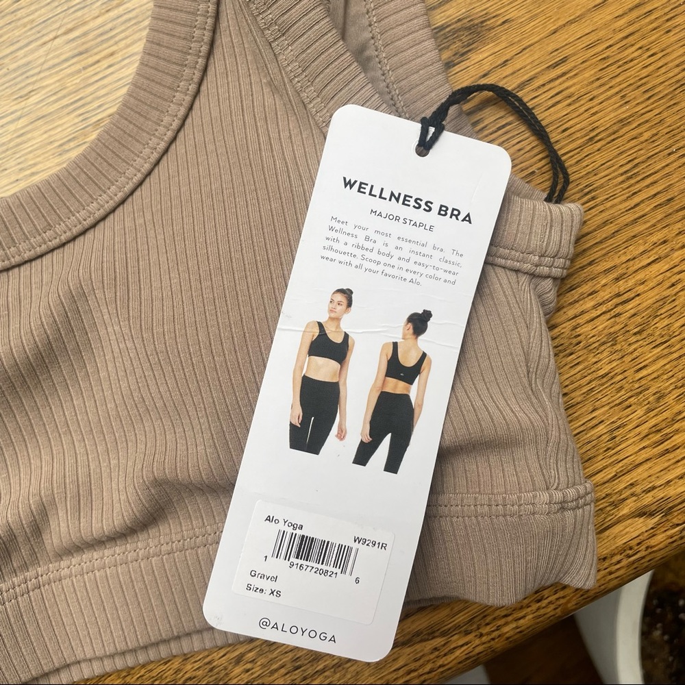 Alo Wellness Bra in Gravel